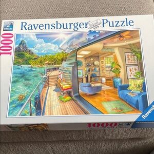 Ravensburger Tropical Island Charter 1000 Piece Puzzle